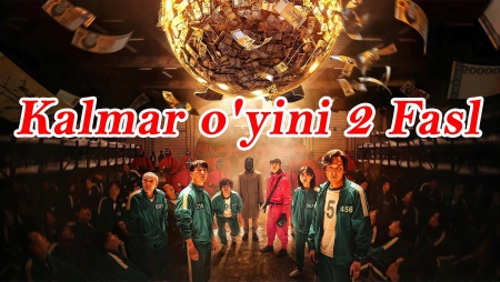 Kalmar o'yini 2 Fasl (2025) Koreya seriali 1. 2. 3. 4. 5. 6. 7. 8. 9. 10 qism Uzbek tilida Barcha qismlari tarjima Drama